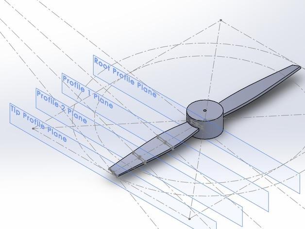 风力涡轮机 3D打印模型渲染图