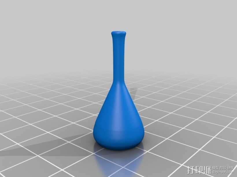 量瓶 3D打印模型渲染图