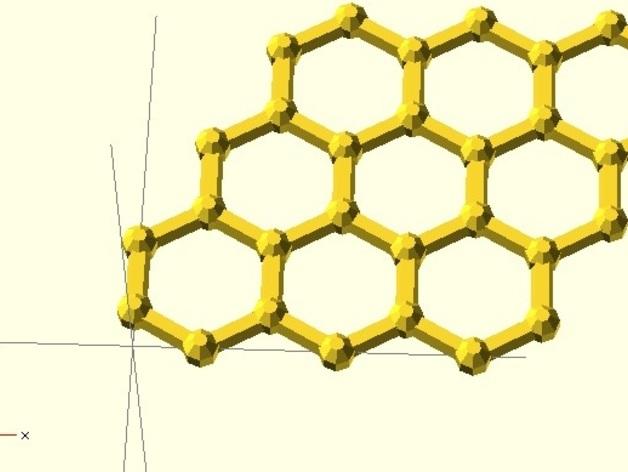 石墨烯分子模型