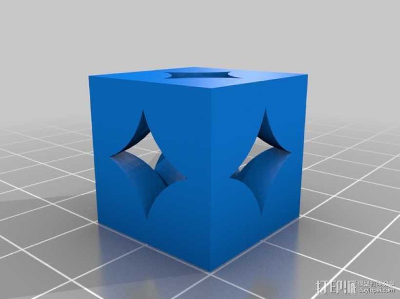 立方晶格模型 3D打印模型渲染图