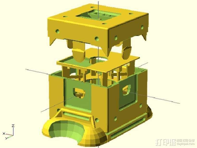 Fukushima发电机 3D打印模型渲染图