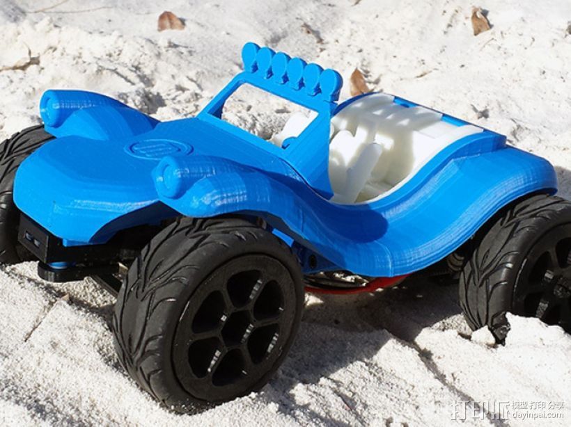 沙漠越野车 3D打印模型渲染图