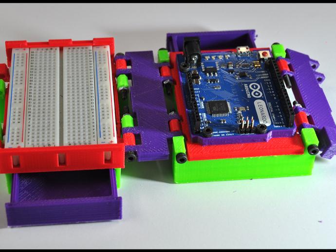 可折叠Arduino电路板外壳