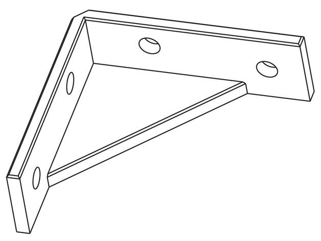  60x60 mm 家具支架