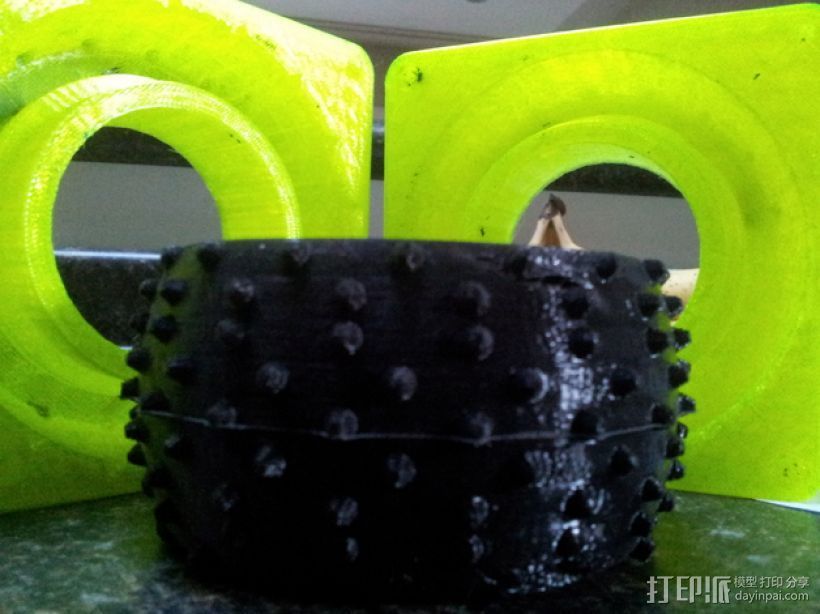 卡车轮胎模型 3D打印模型渲染图