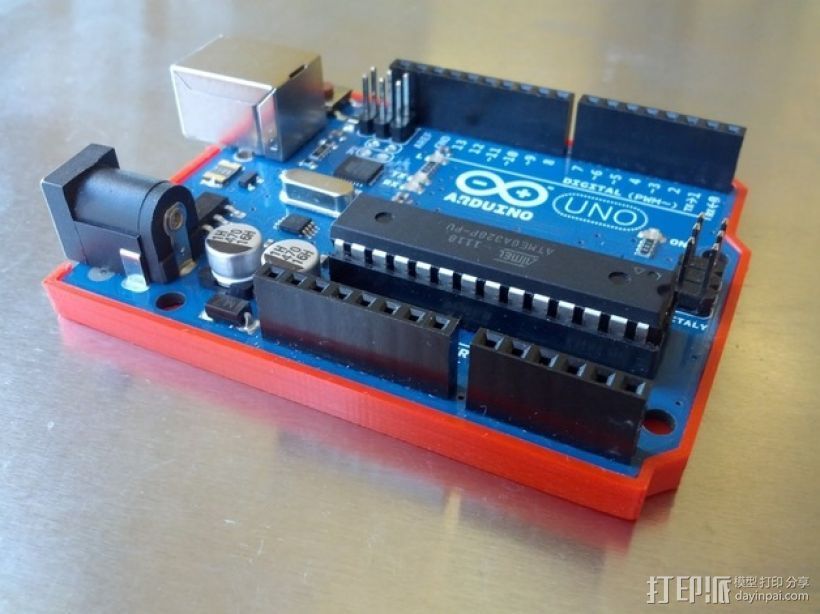 Arduino 保护壳 3D打印模型渲染图