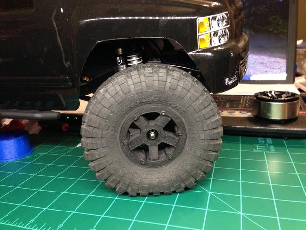 Axial SCX10 和Wraith的1.9夹片锁胎  12mm Hex