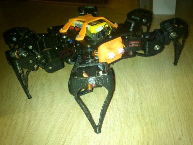 Hexapod 的18自由度微型微型伺服