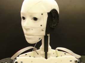 机器人“InMoov”的脑袋