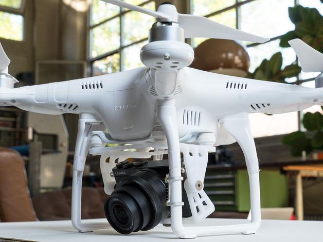 DJI Phantom 2的松下GM1照相机固定槽