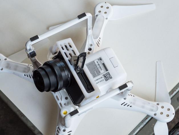 DJI Phantom 2的松下GM1照相机固定槽