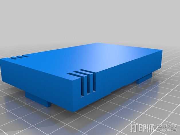 Raspberry Pi B+外壳 3D打印模型渲染图