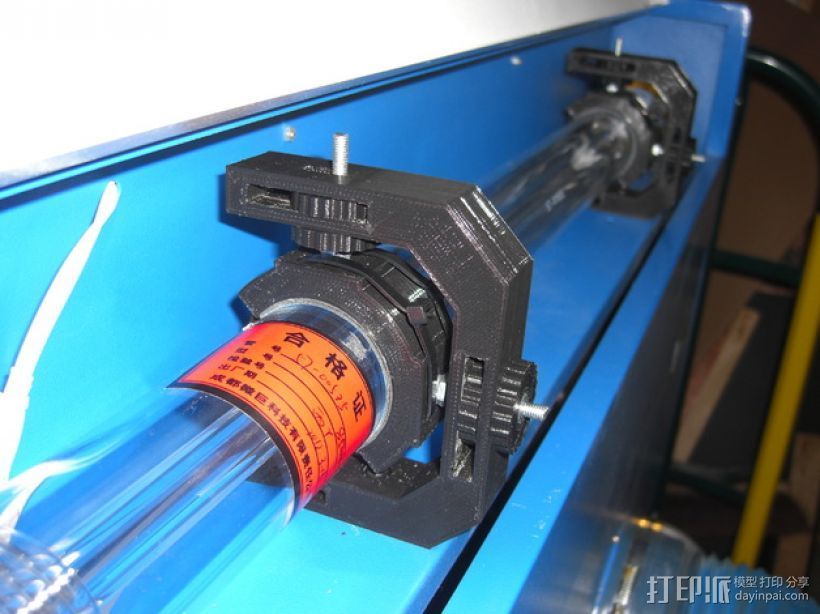 激光切割机 吊管架  3D打印模型渲染图
