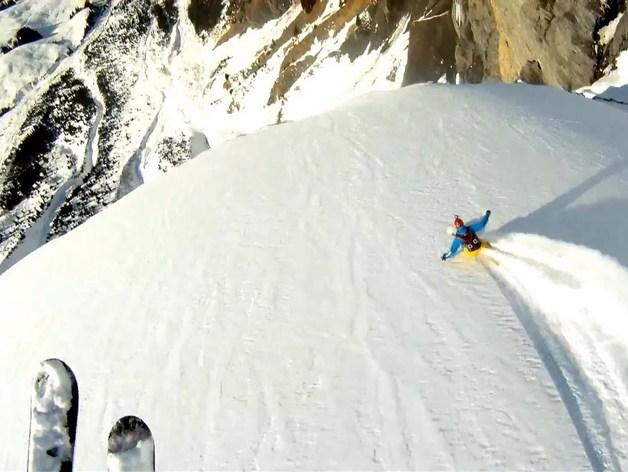 滑雪头盔 GoPro相机固定架