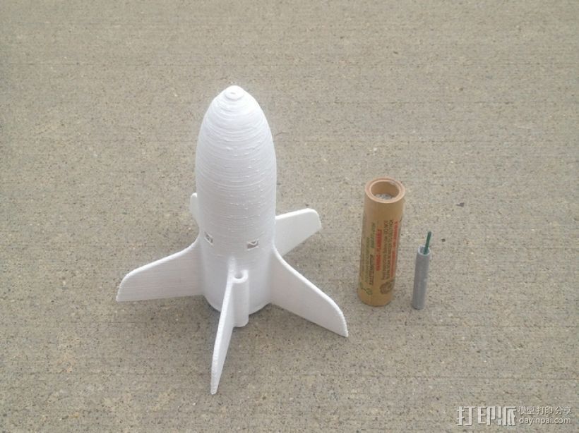 模块化火箭 3D打印模型渲染图