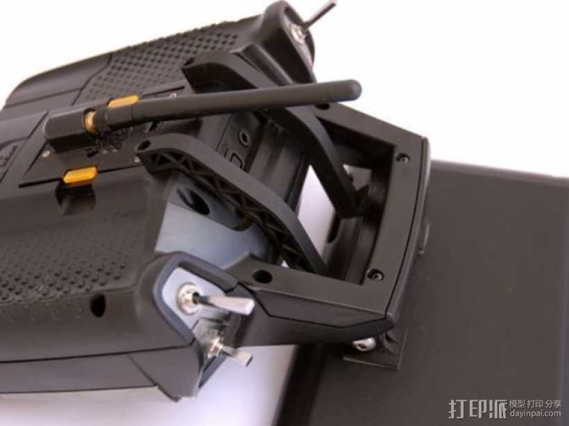 Turnigy 9XR发射机连接支架 3D打印模型渲染图