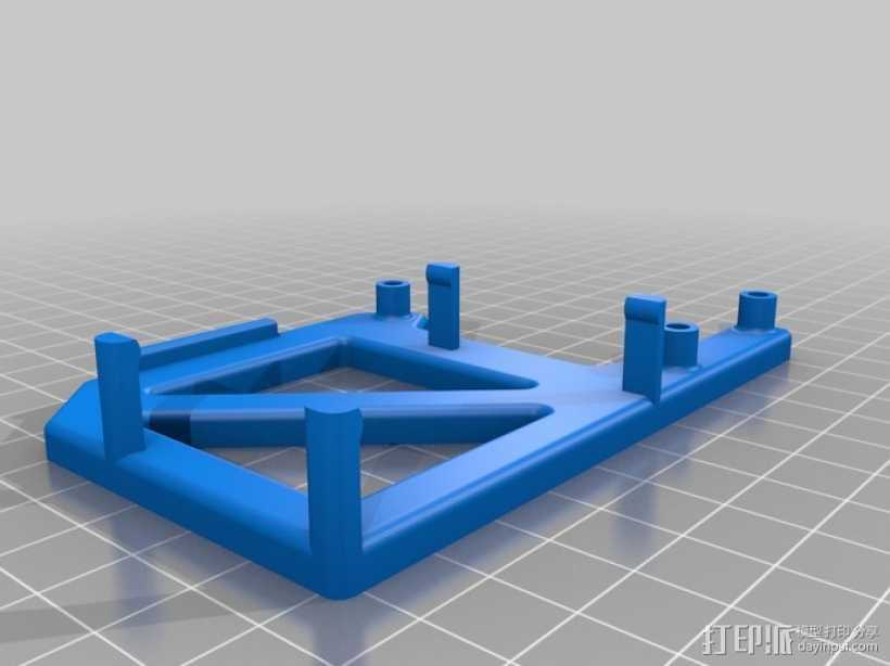 Arduino Uno电路板支架 3D打印模型渲染图