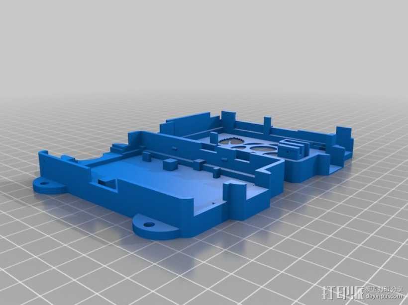 Super-Pi树莓派外壳  3D打印模型渲染图