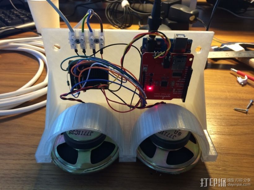 Arduino电路板外壳 3D打印模型渲染图