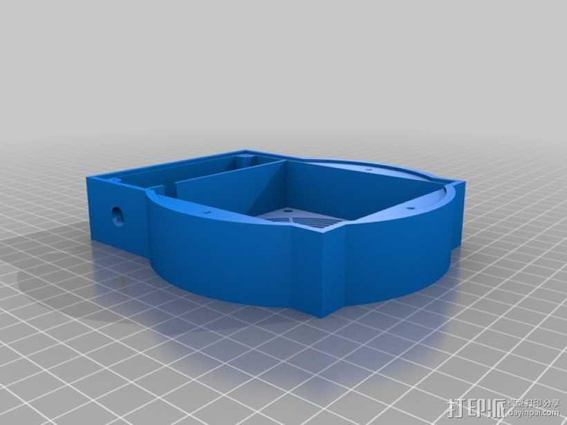 磁力搅拌盘 3D打印模型渲染图