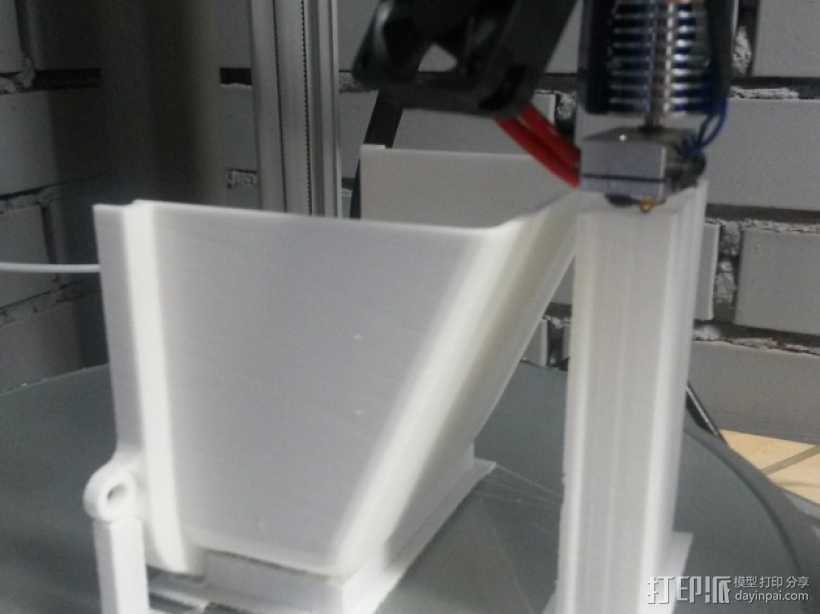 韦伯双腔化油器 进气口 3D打印模型渲染图
