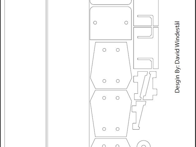 三轴飞行器组件