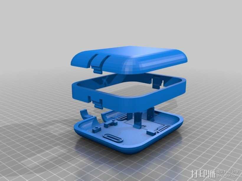 Arduino UNO电路板外壳 3D打印模型渲染图