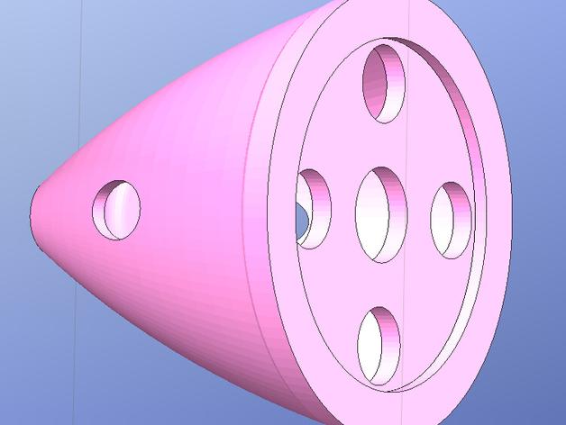 DLE55内燃机零部件 3D打印模型渲染图