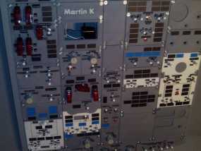 波音737飞机仪表盘面板