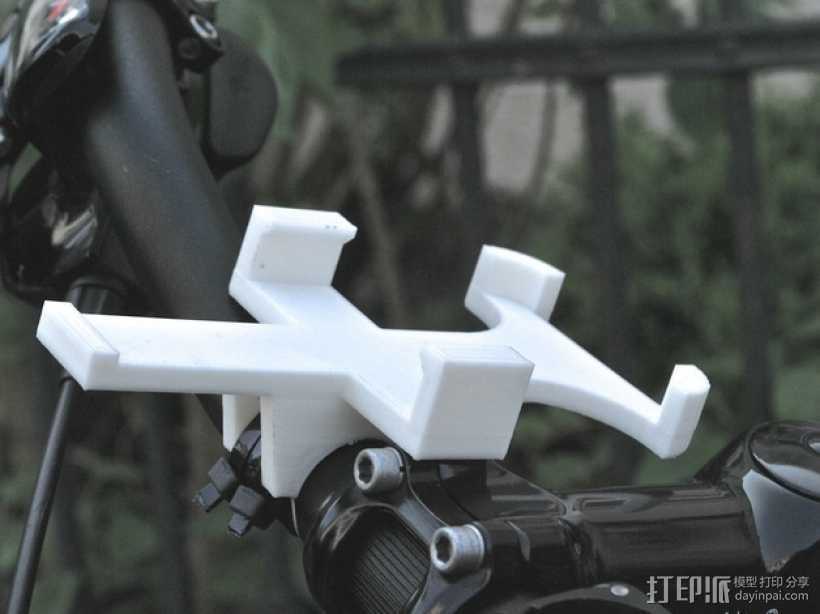 自行车iPhone4手机架 3D打印模型渲染图