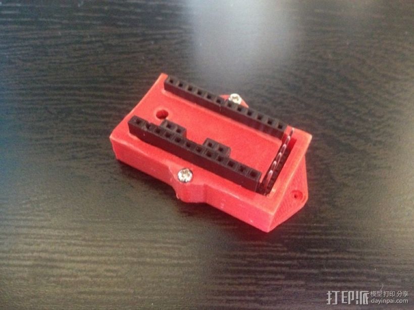 Arduino Pro Mini电路板外壳 3D打印模型渲染图