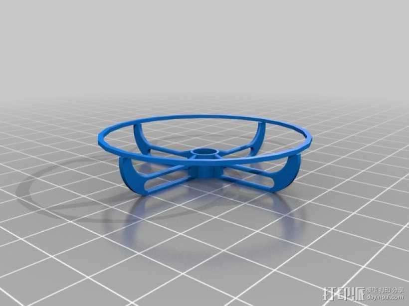 螺旋桨保护器 3D打印模型渲染图