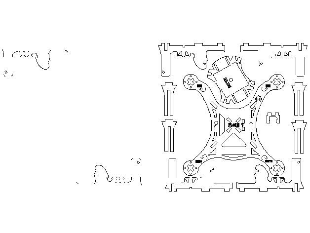 Flone四轴飞行器底板