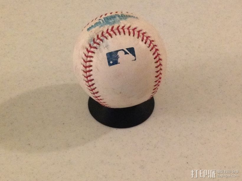 棒球展示架 3D打印模型渲染图