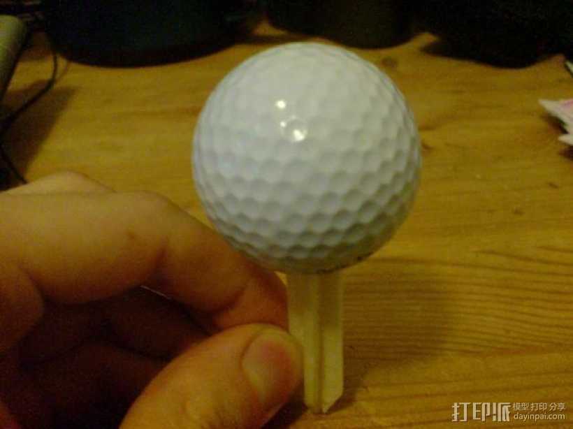 高尔夫球钉 3D打印模型渲染图