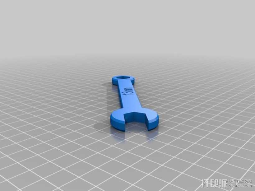 定制化扳手 3D打印模型渲染图