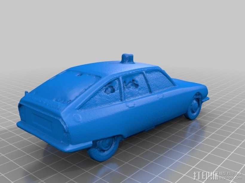 玩具车 3D打印模型渲染图