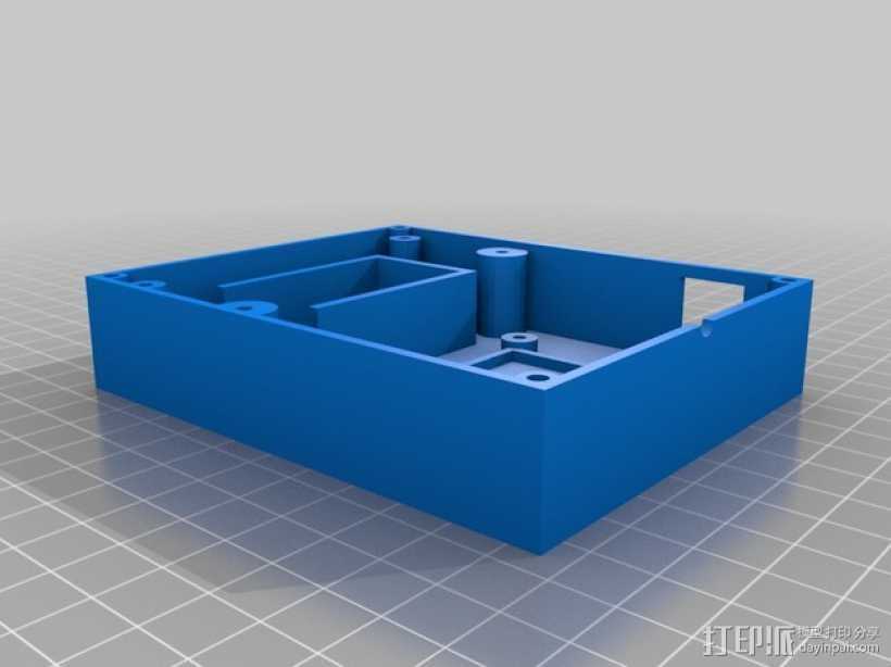 Arduino Uno电路板 面板 3D打印模型渲染图