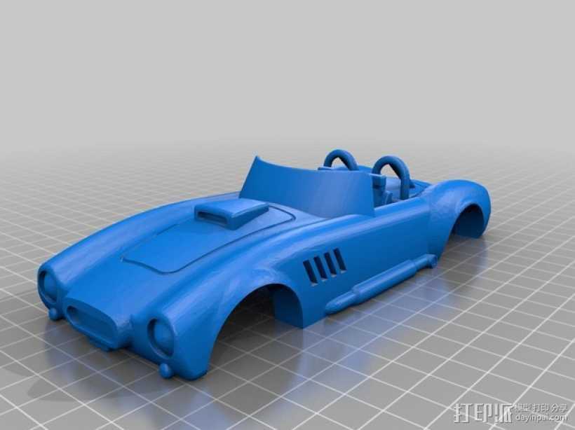Pinewood AC跑车车身 3D打印模型渲染图