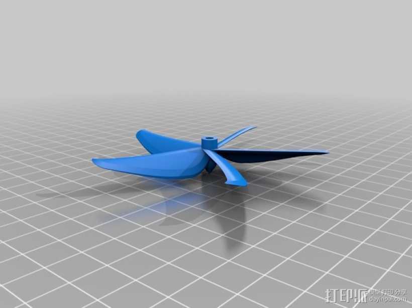 螺旋桨  3D打印模型渲染图