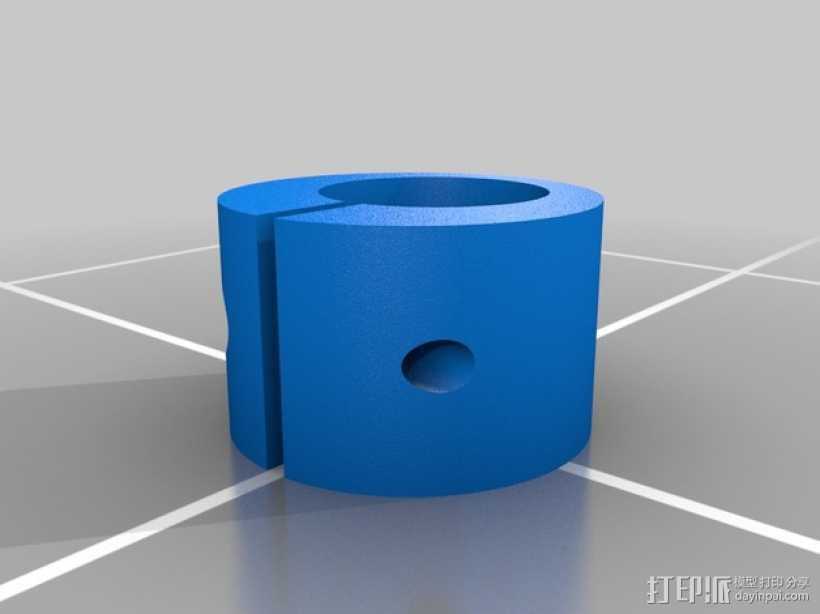 偏心夹  3D打印模型渲染图