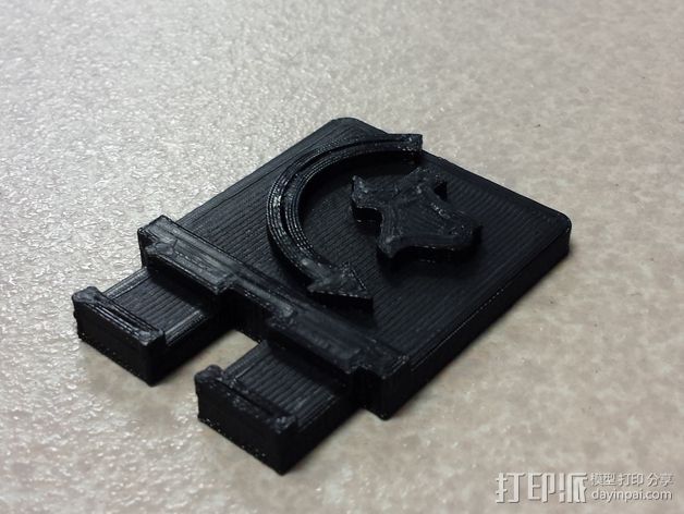 FRC电池盖 3D打印模型渲染图