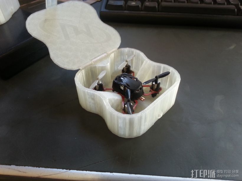 Proto X微型多轴飞行器 小盒 3D打印模型渲染图