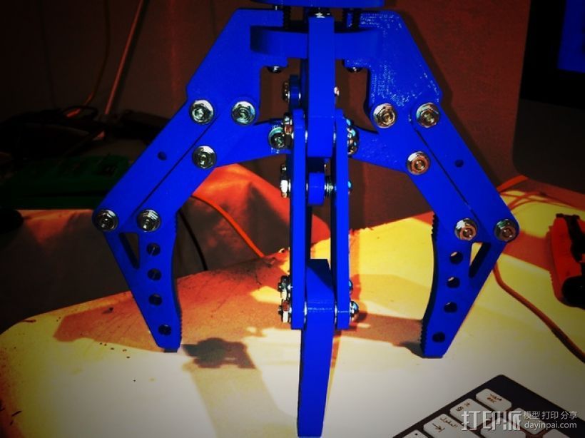 机器人机械爪 3D打印模型渲染图