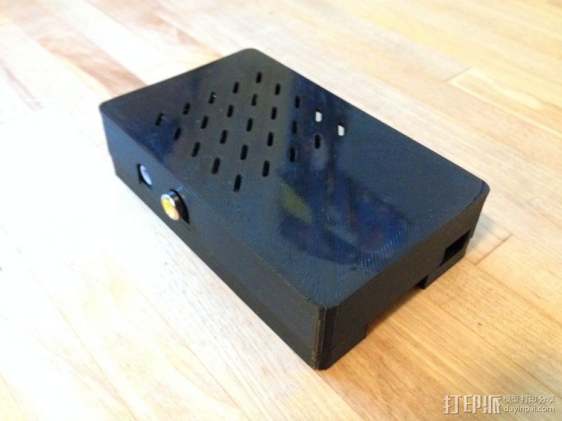 组装式树莓派外壳 3D打印模型渲染图