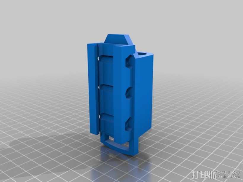 电筒支架 3D打印模型渲染图
