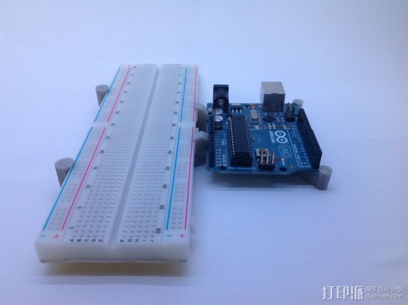 Arduino uno电路板外壳 3D打印模型渲染图