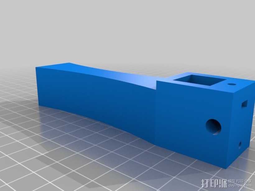 天线导向器支架 3D打印模型渲染图