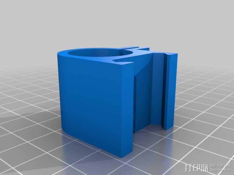 picatinny 皮卡丁尼导轨 3D打印模型渲染图