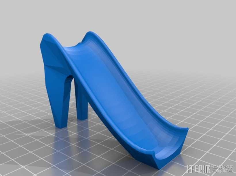滑滑梯模型 3D打印模型渲染图